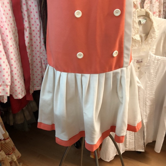 Authentic Vintage - Mod style 1960’s - sleeveless, drop waist, Twiggy dress - Picture 6 of 11